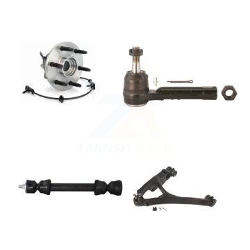 Front Left Bearing Lower Control Arm Outer Tie Rod & Link Kit For Chevrolet GMC Silverado K7T-106017