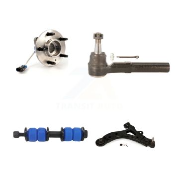 Front Left Bearing Lower Control Arm Outer Tie Rod Link Kit For Buick Rendezvous Pontiac K7T-106027