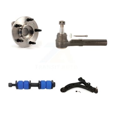 Front Left Bearing Lower Control Arm Outer Tie Rod Link Kit For Buick Rendezvous Pontiac K7T-106028