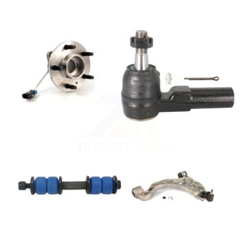 Front Left Bearing Lower Arm Outer Tie Rod & Link Kit For Buick LeSabre Cadillac DeVille K7T-106050
