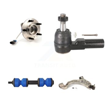 Front Left Bearing Lower Arm Outer Tie Rod & Link Kit For Buick LeSabre Cadillac DeVille K7T-106051