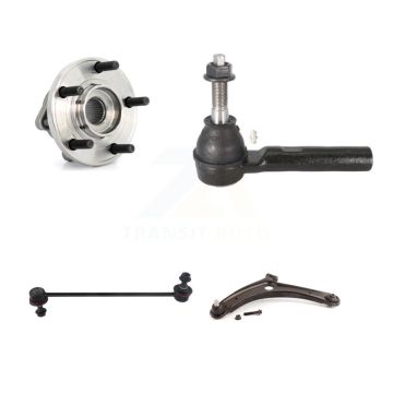 Front Left Hub Bearing Lower Control Arm Outer Tie Rod & Link Kit For 2009 Dodge Caliber K7T-106052