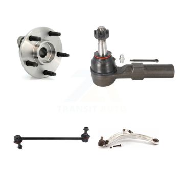 Front Left Hub Bearing Lower Control Arm Outer Tie Rod Link Kit For Chevrolet HHR Non-ABS K7T-106063