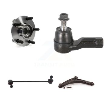 Front Left Bearing Lower Control Arm with BJ Outer Tie Rod Link Kit For Mitsubishi Lancer K7T-106073