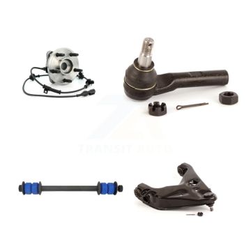 Front Left Bearing Lower Control Arm with BJ Outer Tie Rod Link Kit For Mazda B4000 B3000 K7T-106075