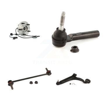 Front Left Hub Bearing Lower Arm Outer Tie Rod & Link Kit For 2007-2008 Chrysler Pacifica K7T-106088