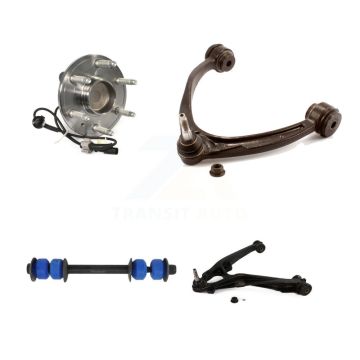 Front Right Bearing Lower Upper Control Arm & Link Kit For GMC Sierra 1500 Chevrolet RWD K7T-106095