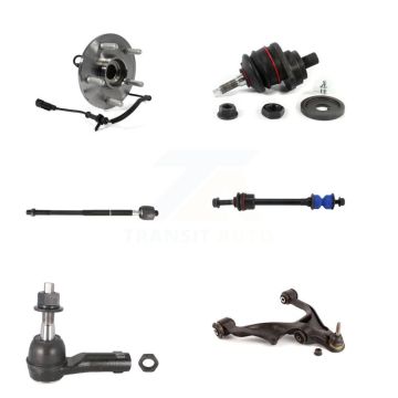 Front Right Bearing Lower Control Arm Upper Ball Joint Tie Rod Link Kit (6Pc) For Ram 4WD K7T-106188