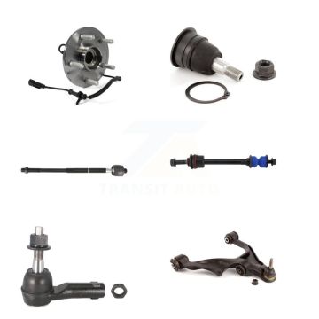 Front Right Bearing Lower Control Arm Upper Ball Joint Tie Rod Link Kit (6Pc) For Ram 4WD K7T-106189