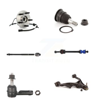 Front Right Bearing Lower Arm Upper Ball Joint Tie Rod Link Kit (6Pc) For Dodge Ram 1500 K7T-106199