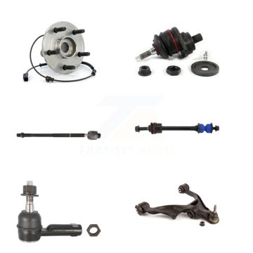 Front Right Bearing Lower Control Arm Upper Ball Joint Tie Rod Link Kit (6Pc) For Ram 4WD K7T-106200