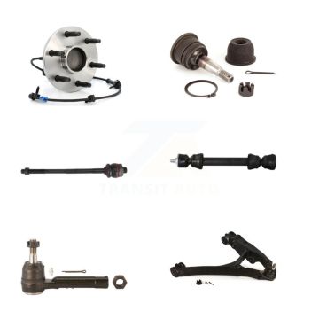 Front Right Bearing Lower Control Arm Upper Ball Joint Tie Rod Link Kit (6Pc) For GMC XL K7T-106204