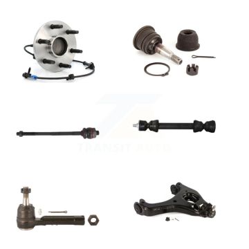 Front Right Bearing Lower Arm Upper Ball Joint Tie Rod & Link Kit (6Pc) For Chevrolet GMC K7T-106205