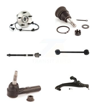 Front Right Bearing Lower Control Arm Upper Ball Joint Tie Rod & Link Kit (6Pc) For Jeep K7T-106228