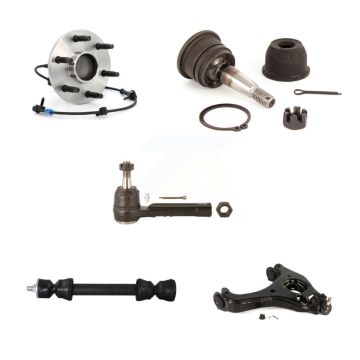 Front Right Hub Lower Arm Upper Ball Joint Outer Tie Rod Link Kit (5Pc) For Chevrolet GMC K7T-106249