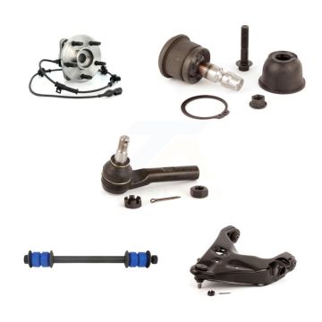 Front Right Hub Lower Control Arm Upper Ball Joint Outer Tie Rod Link Kit (5Pc) For Mazda K7T-106257
