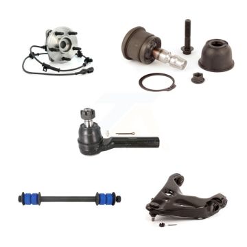 Front Right Lower Control Arm Upper Ball Joint Outer Tie Rod Link Kit (5Pc) For Ford Trac K7T-106264