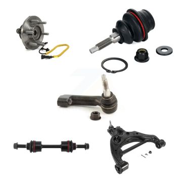 Front Right Bearing Lower Control Arm Upper Ball Joint Outer Tie Rod & Link Kit (5Pc) For K7T-106268