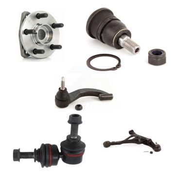Front Right Lower Control Arm Upper Ball Joint Outer Tie Rod Link Kit (5Pc) For Chrysler K7T-106271