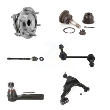 Front Right Bearing Lower Arm Upper Ball Joint Tie Rod & Link Kit (6Pc) For Toyota Tacoma K7T-106273
