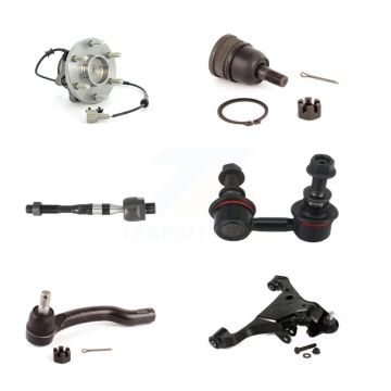 Front Right Bearing Lower Control Arm Upper Ball Joint Tie Rod Link Kit (6Pc) For Nissan K7T-106274