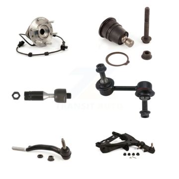 Front Right Bearing Lower Arm Upper Ball Joint Tie Rod & Link Kit (6Pc) For GMC Chevrolet K7T-106277