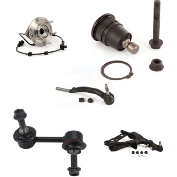 Front Right Lower Arm Upper Ball Joint Outer Tie Rod Link Kit (5Pc) For GMC Envoy Bravada K7T-106284