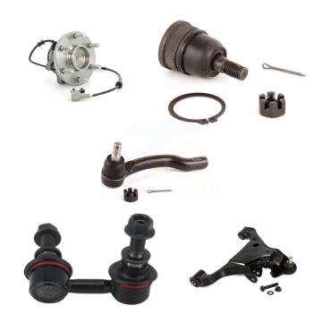 Front Right Lower Control Arm Upper Ball Joint Outer Tie Rod & Link Kit (5Pc) For Nissan K7T-106285