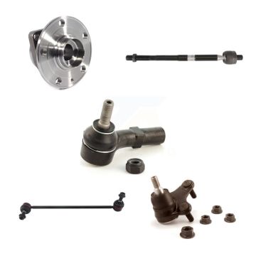 Front Right Bearing Lower Ball Joint Tie Rod Link Kit (5Pc) For Volkswagen Jetta Audi GTI K7T-106293