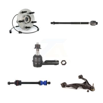 Front Right Hub Bearing Lower Control Arm Tie Rod & Link Kit (5Pc) For Ram 1500 Dodge 4WD K7T-106320