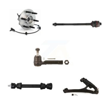 Front Right Bearing Lower Control Arm Tie Rod Link Kit (5Pc) For Chevrolet GMC Silverado K7T-106327