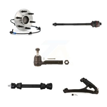 Front Right Bearing Lower Control Arm Tie Rod Link Kit (5Pc) For Chevrolet GMC Sierra XL K7T-106328