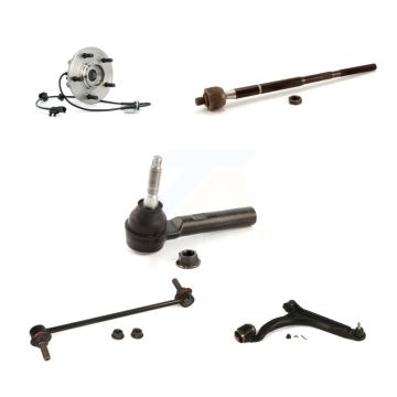 Front Right Hub Bearing Lower Arm Tie Rod Link Kit (5Pc) For 2007-2008 Chrysler Pacifica K7T-106335