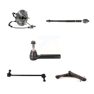 Front Right Bearing Lower Arm Tie Rod & Link Kit (5Pc) For Dodge Grand Caravan Chrysler K7T-106336