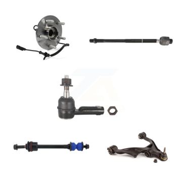 Front Right Hub Bearing Lower Control Arm Tie Rod & Link Kit (5Pc) For 2012 Ram 1500 4WD K7T-106337