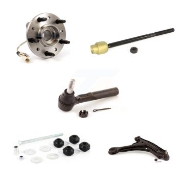 Front Right Bearing Lower Arm Tie Rod Link Kit (5Pc) For Pontiac Grand Am Chevrolet Alero K7T-106340