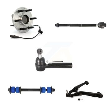 Front Right Bearing Lower Control Arm Tie Rod Link Kit (5Pc) For Chevrolet GMC Sierra XL K7T-106341
