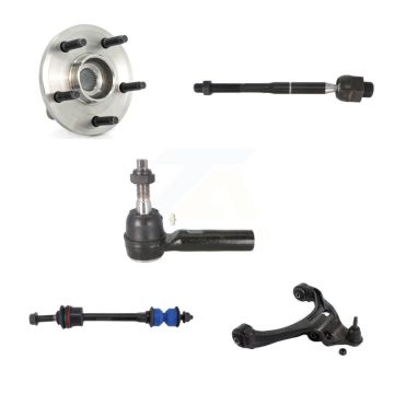 Front Right Bearing Lower Control Arm Tie Rod Link Kit (5Pc) For Dodge Dakota Mitsubishi K7T-106344