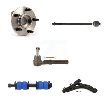 Front Right Bearing Lower Control Arm Tie Rod Link Kit (5Pc) For Buick Rendezvous Pontiac K7T-106362