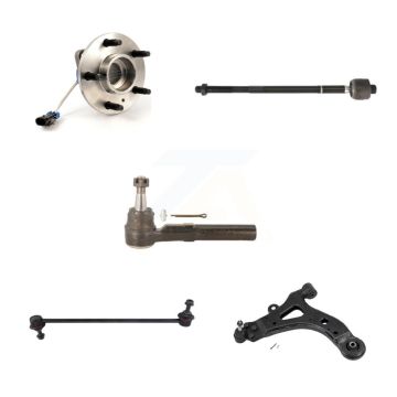 Front Right Bearing Lower Control Arm Tie Rod Link Kit (5Pc) For Pontiac Montana Uplander K7T-106370
