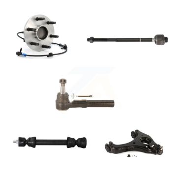 Front Right Bearing Lower Control Arm Tie Rod Link Kit (5Pc) For Chevrolet Silverado 1500 K7T-106382