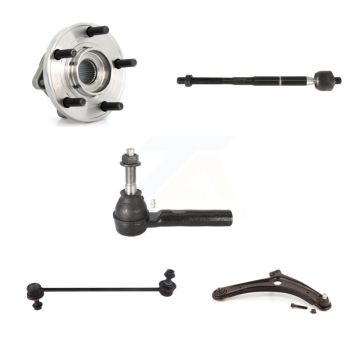 Front Right Hub Bearing Lower Control Arm Tie Rod & Link Kit (5Pc) For 2009 Dodge Caliber K7T-106383