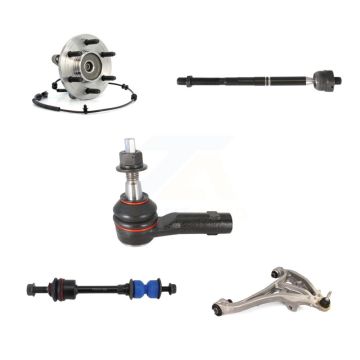 Front Right Bearing Lower Control Arm Tie Rod Link Kit (5Pc) For Ford F-150 Lincoln Mark K7T-106384