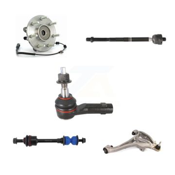 Front Right Bearing Lower Control Arm Tie Rod Link Kit (5Pc) For Ford F-150 Lincoln Mark K7T-106387
