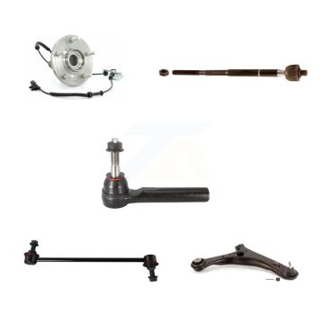 Front Right Bearing Lower Arm Tie Rod & Link Kit (5Pc) For Dodge Grand Caravan Chrysler K7T-106388