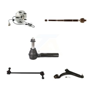 Front Right Hub Bearing Lower Arm Tie Rod Link Kit (5Pc) For 2004-2006 Chrysler Pacifica K7T-106392