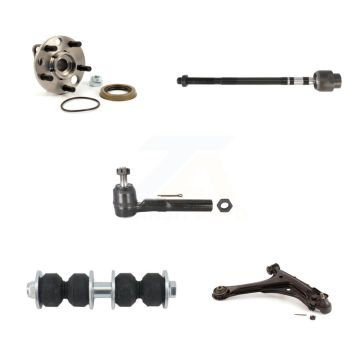 Front Right Hub Bearing Lower Control Arm Tie Rod & Link Kit (5Pc) For Chevrolet Cavalier K7T-106395