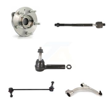 Front Right Hub Bearing Lower Arm Tie Rod Link Kit (5Pc) For Chevrolet Cruze Buick Verano K7T-106398