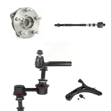 Front Right Bearing Lower Control Arm Tie Rod Link Kit (5Pc) For 2010-2014 Subaru Legacy K7T-106403
