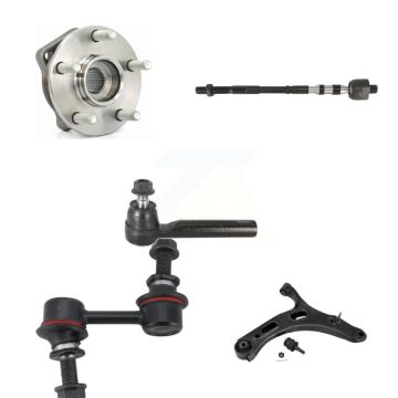 Front Right Bearing Lower Control Arm Tie Rod Link Kit (5Pc) For 2010-2014 Subaru Outback K7T-106404